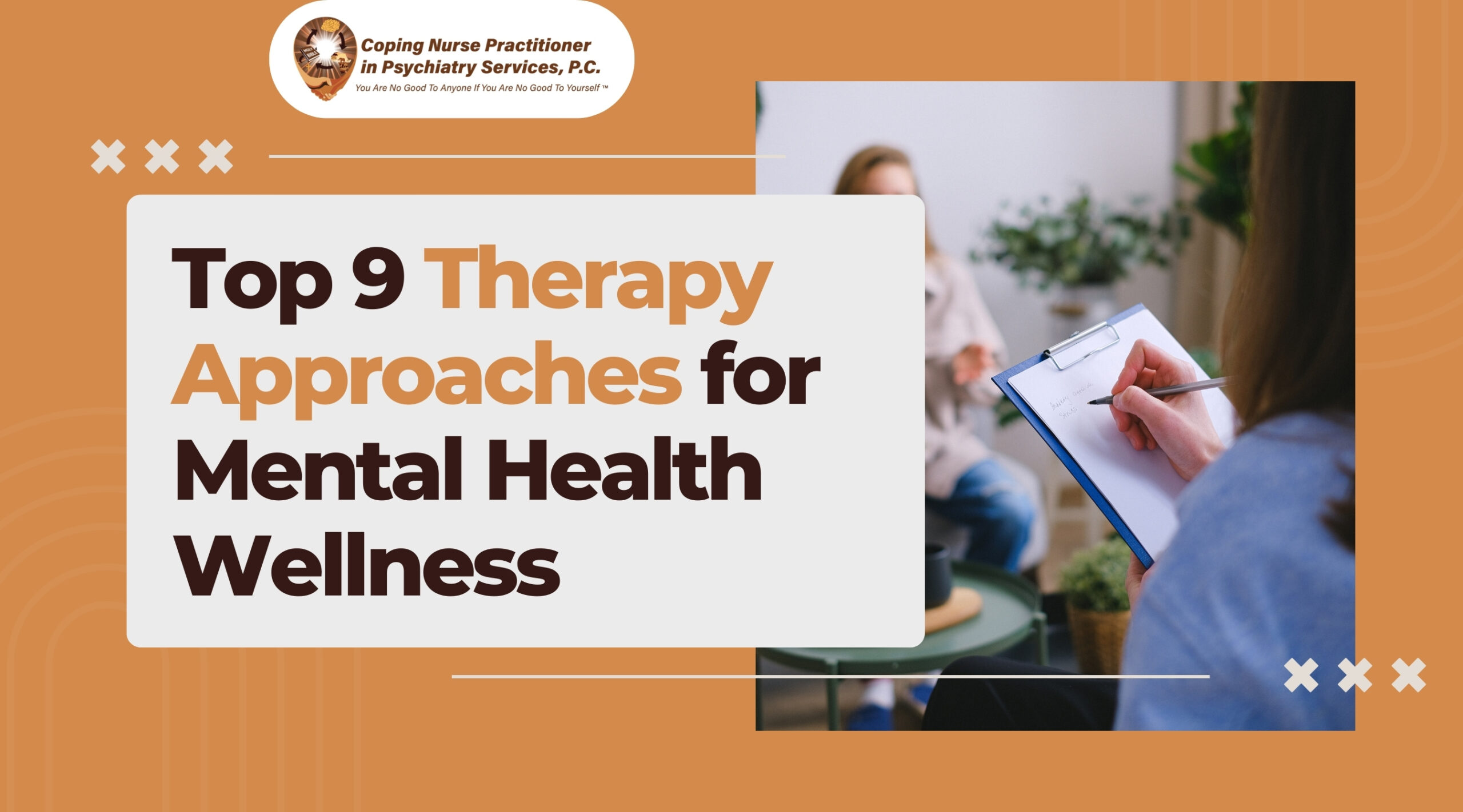 Top 9 Therapy Approaches for Mental Health Wellness - Blog Cover