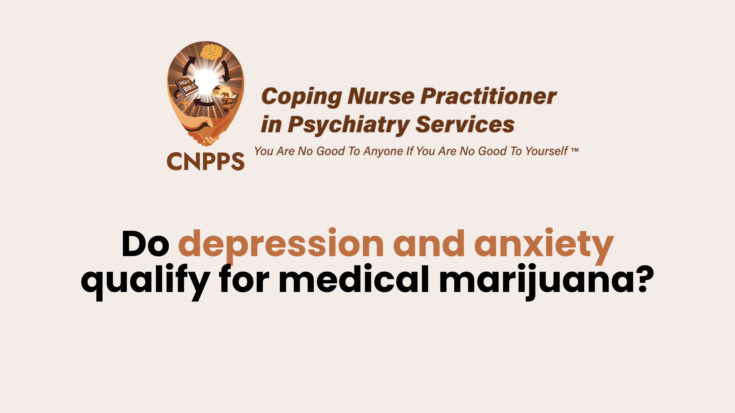 Do depression and anxiety qualify for medical marijuana?